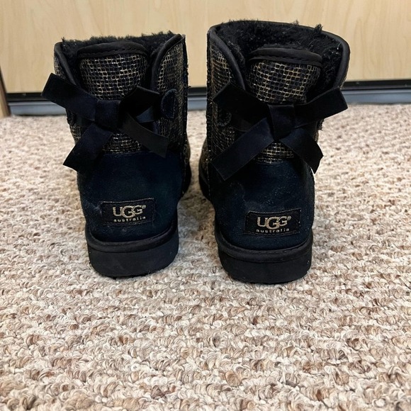 Womens ugg mini Bailey bow glitter - Picture 2 of 7